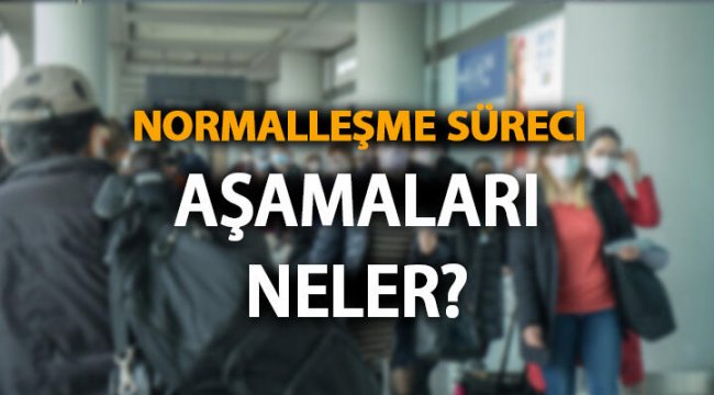 Normalleşme süreci adımları neler? İşte 27 Mayıs normalleşme planı takvimi!