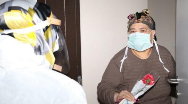 Sivas'ta karantinadakilere 'Anneler Günü' sürprizi