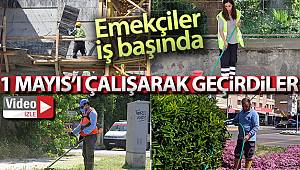 Sokağa çıkma kısıtlamasında 1 Mayıs’ı çalışarak geçirdiler