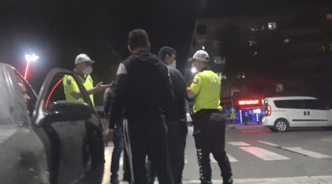 Sultangazi'de denetim sırasında gergin anlar