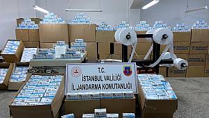 Sultangazi'de maske operasyonu: 800 bin maske ele geçirildi