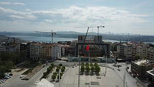 Taksim'deki yeni AKM hızla yükseliyor