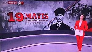 TRT Haber'de 'pes' dedirten 19 Mayıs hatası