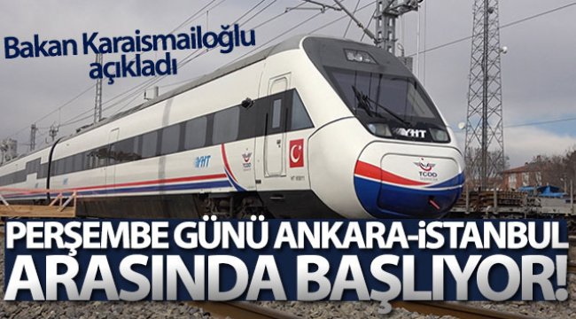 YHT seferleri 28 Mayıs'ta yarı kapasiteyle tekrardan seferlerine başlıyor