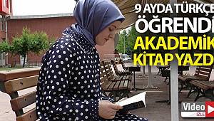 9 ayda öğrendiği Türkçe ile akademik kitap yazdı