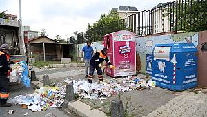 ATAŞEHİR 'DE KORONAVİRÜS NEDENİYLE TOPLANAMAYAN AMBALAJ ATIKLARI YENİDEN TOPLANIYOR