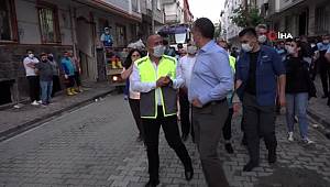 Başkan Bozkurt su basan bodrum katları inceledi