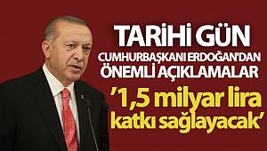 Cumhurbaşkanı Erdoğan: Yusufeli Barajı ekonomiye yılda 1,5 milyar TL katkı sağlayacak