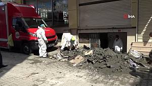 Esenyurt'ta selin bastığı sokakta çalışmalar sürüyor