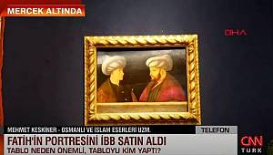 Fatih Sultan Mehmet tablosunun özelliği ne, Sultan’ın karşısındaki kişi kim?