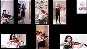 SANAT EĞİTİMLERİNDE ÖĞRENDİKLERİNİ ONLİNE YIL SONU GÖSTERİSİNDE SUNDULAR