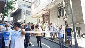 Şişli’de çıkan yangın paniğe yol açtı