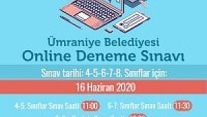 Ümraniye Belediyesi'nden Online Deneme Sınavı