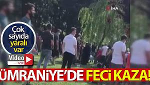 Ümraniye'de feci kaza: 10 yaralı