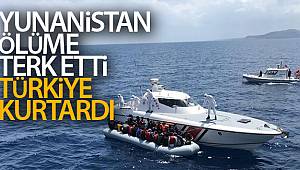 Yunanlıların ölüme terk ettiği 134 göçmeni Sahil Güvenlik kurtardı