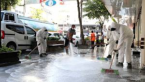 Bayrampaşa Belediyesi 'nin temizlik ve dezenfekte çalışması