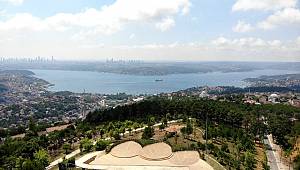 Beykoz'da bulunan Karlıtepe Mesire Alanı manzarası ile nefes kesiyor