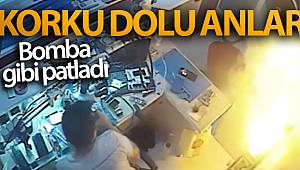 Cep telefonu bataryası bomba gibi patladı!