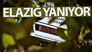 Elazığ'da termometreler 47 dereceyi gösterdi