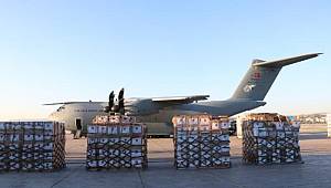 Etimesgut'tan bu sabah havalandı! Türkiye'den, Irak'a tıbbi malzeme yardımı