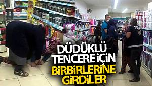 Kadınlar düdüklü tencere için kavga etti