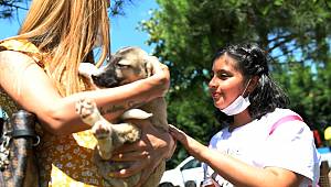 Özel çocuklardan hayvan dostlarına ziyaret
