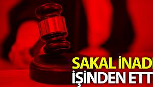 Sakal inadı işinden etti