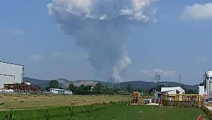 Sakarya'da deprem sanılan patlama! Havai fişek fabrikası deprem gibi salladı!