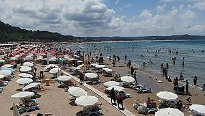 Şile plajlarında hafta sonu yoğunluğu 