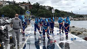 Üsküdar sahil hattında artık çekirdek yemek yasak