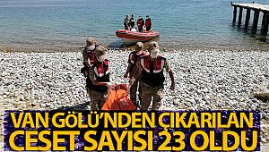 Van Gölü’nde çıkarılan ceset sayısı 23’e yükseldi