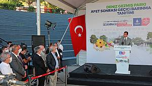 ATAŞEHİR’DE DEPREM PARKI, İBB BAŞKANI İMAMOĞLU’NUN KATILIMIYLA AÇILDI