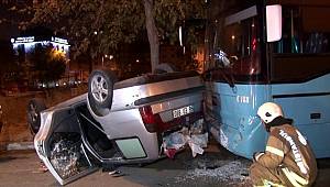Ataşehir'de feci kaza: 2 yaralı