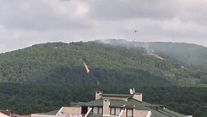 Aydos Ormanı'nda korkutan yangın