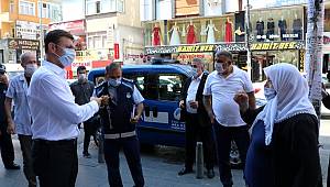 Bahçelievler'de lokanta ve iş yerlerine korona virüs denetimi