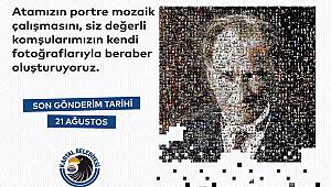 Belediye Binası, Vatandaşların Fotoğraflardan Oluşturulacak Atatürk Portresi ile Kaplanıyor