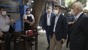 Beşiktaş’ta Koronavirüs tedbirleri kapsamında denetim yapıldı...