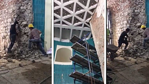 Galata Kulesi'nde tartışma yaratan restorasyon çalışması! Sosyal medyada olay oldu
