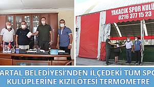 Kartal Belediyesi’nden İlçedeki Tüm Spor Kulüplerine Kızılötesi Termometre
