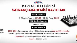 Kartal Belediyesi Satranç Akademisi Yeni Üyelerini Bekliyor
