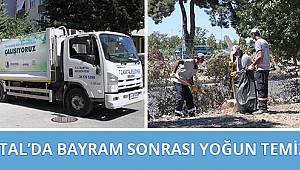 Kartal’da Bayram Sonrası Yoğun Temizlik