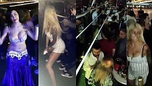  Salgına rağmen Boğaz’da dansözlü yat partisi