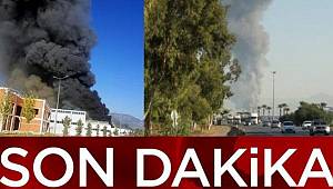 Son dakika… Antalya’da fabrika yangını: Çok sayıda ekip sevk edildi