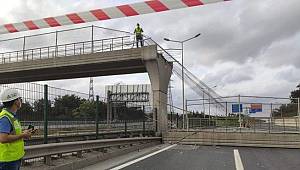 Son dakika! Eyüpsultan’da üst geçit çöktü