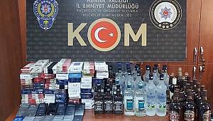 Mısır Çarşısında piyasa değeri 120 bin liralık kaçak ürün ele geçirildi