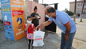 Okulları dezenfekte, öğrencilere hediye…