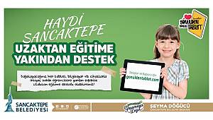 Sancaktepe’de Uzaktan Eğitime Yakından Destek