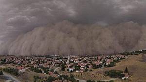 Son dakika… Ankara’da kum fırtınası! Polatlı ilçesi karanlığa büründü