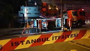 Ümraniye’de konfeksiyon atölyesi alev alev yandı