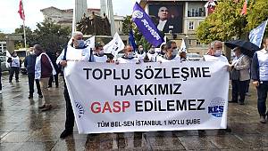 Bakırköy Belediyesi'nde sözleşme yenileme eylemler sürüyor